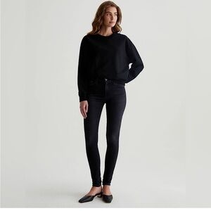 Abercrombie Jean Leggings Black Size 25 Short / 0s  Mid Rise Skinny Stretch NWT